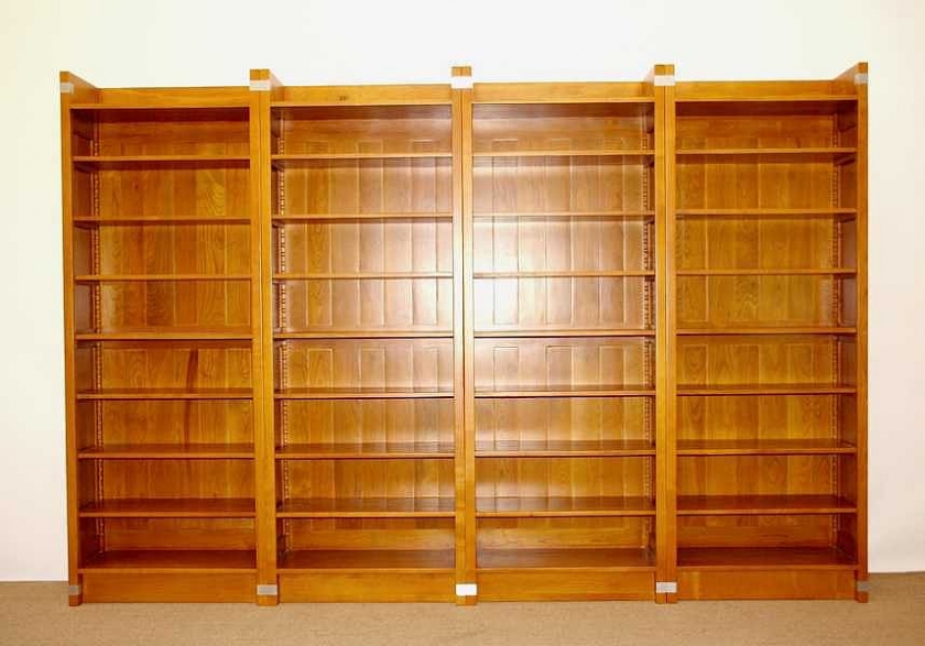 4 Bücherregale Kirsche - Regalwand vom System Einsplus 4 Bücherregale Kirsche - Regalwand vom System Einsplus