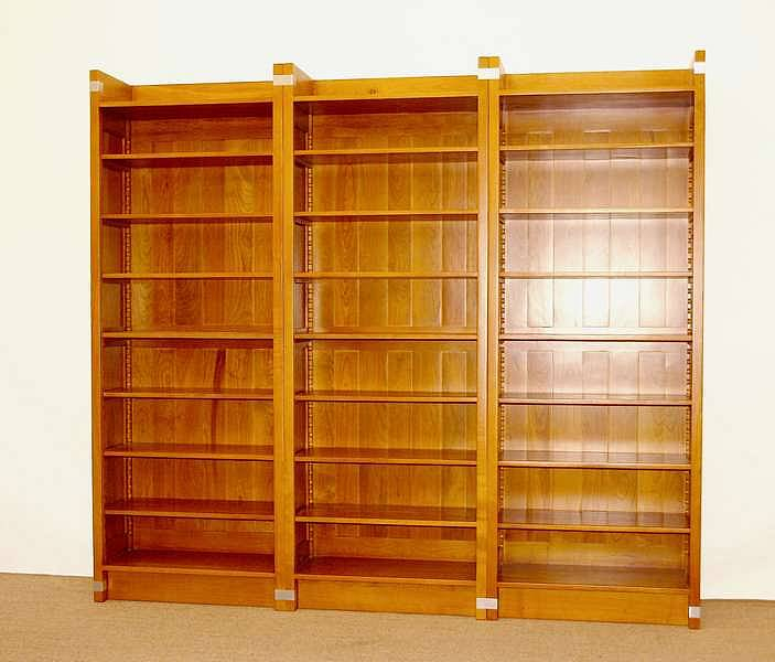 B&uuml;cherregale Einsplus Kirsche - kleine Regalwand