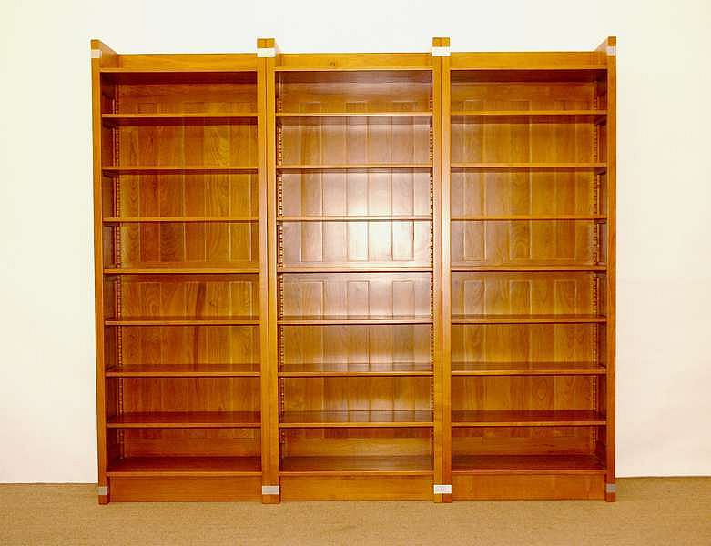 Drei Regale Kirsche Massivholz - Regalsystem Einsplus